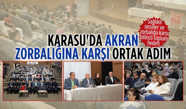 Karasu’da akran zorbalığına karşı büyük farkındalık paneli