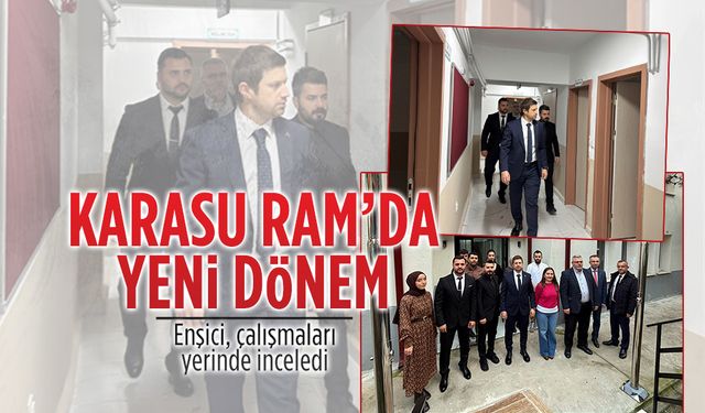 İlçe Milli Eğitim Müdürü Enşici’den RAM’a ilk ziyaret