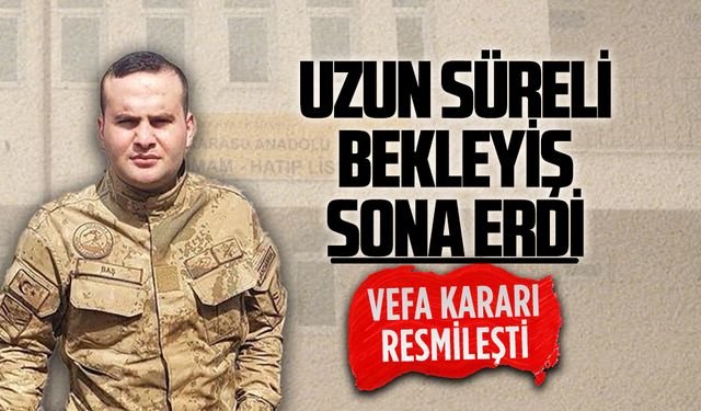 Şehit Ahmet Baş’ın adı artık resmi olarak okulda yaşayacak