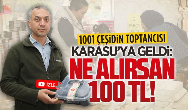 Tahtakale54 Karasu’da açıldı, açılışa özel ne alırsan 100 TL