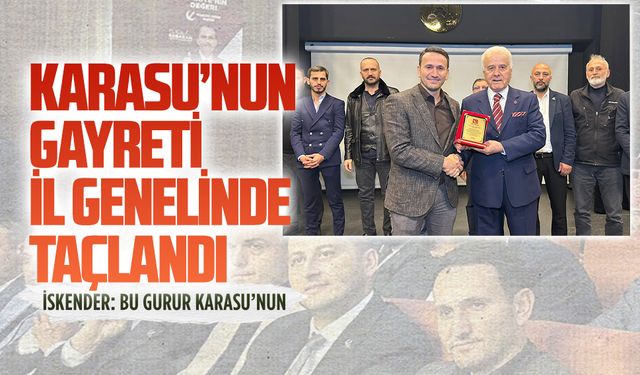 Yeniden Refah Karasu, Sakarya’nın en başarılı ilçesi seçildi