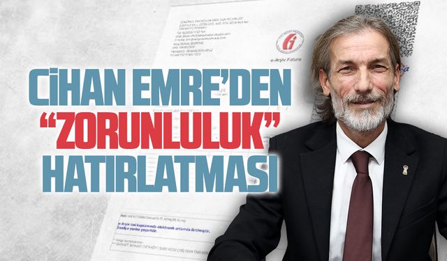 Cihan Emre’den esnafa zorunluluk duyurusu