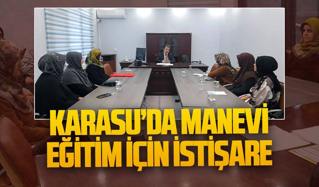 Karasu Müftülüğü’nden 4–6 yaş Kur’an kursları toplantısı