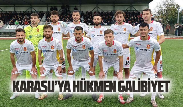 Karasu’ya hükmen galibiyet