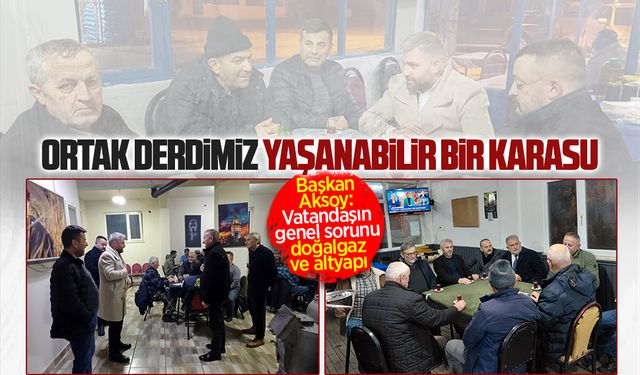 Saadet Partisi Karasu Teşkilatı dört mahalleyi ziyaret etti