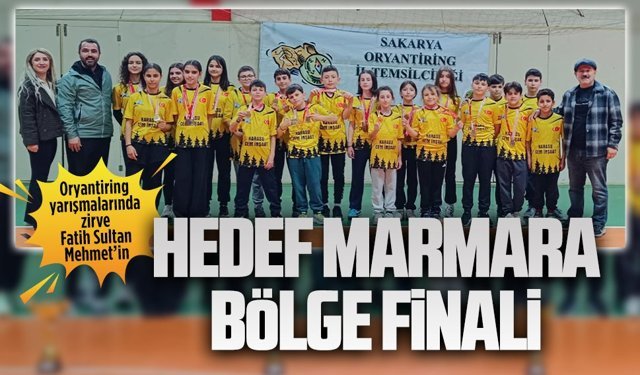 Oryantiring yarışmalarında zirve Fatih Sultan Mehmet’in