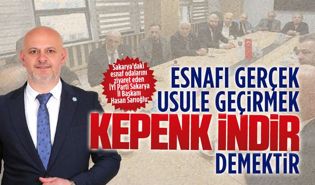 İYİ Parti Sakarya İl Başkanı Hasan Sarıoğlu’ndan vergi tepkisi