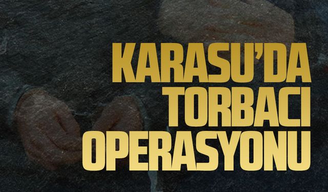 Jandarmadan Karasu’da torbacı operasyonu