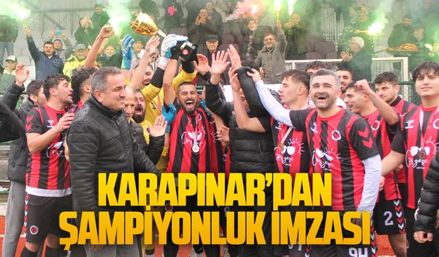 Karapınar’dan şampiyonluk imzası