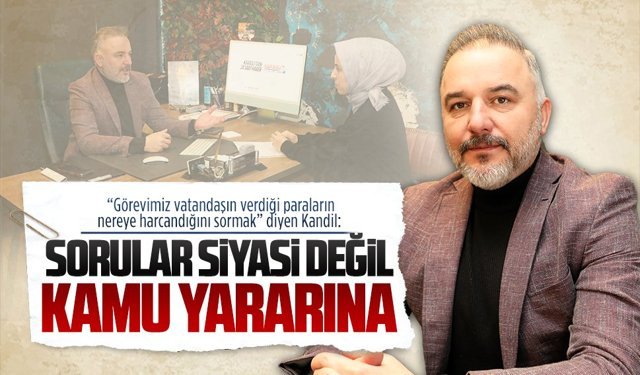 Mithat Kandil, belediye meclisinde yaşanan gerginlik sonrası açıklama yaptı