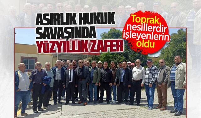 Bir asırdır devam eden bey davası nihayete erdi