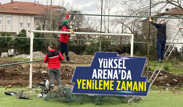 Yüksel Arena’da yenileme zamanı