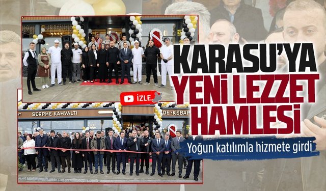 Salih Et Kebap ve Restoran, yoğum katılımlı açılış töreniyle ile hizmete girdi