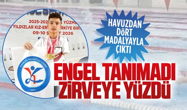 Muhammet Esat Çakmak’tan dört branşta dört Türkiye şampiyonluğu