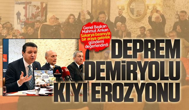 Saadet Partisi Genel Başkanı Mahmut Arıkan Sakarya’da gündemi değerlendirdi