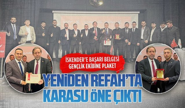Yeniden Refah Karasu Teşkilatı İl Divan Toplantısı’nda öne çıktı