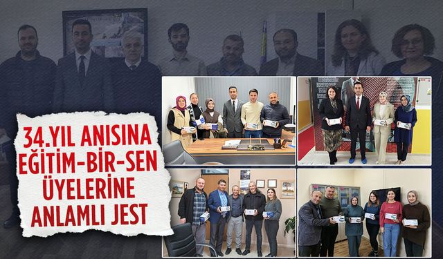 Eğitim-Bir-Sen Karasu’dan üyelere kuruluş yıldönümü hediyesi