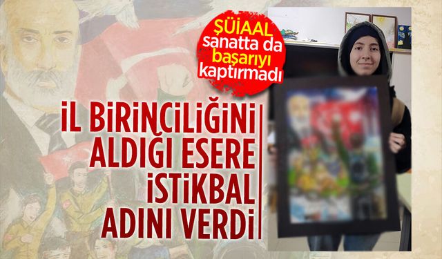 ŞÜİAAL öğrencisi Sakarya’da resim yarışmasında il birincisi oldu