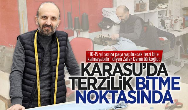 Terzi Zafer Demirtürk terzilik mesleğinin zorluklarını anlattı