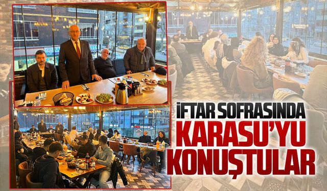 MHP Karasu’dan iftar programında birlik mesajı