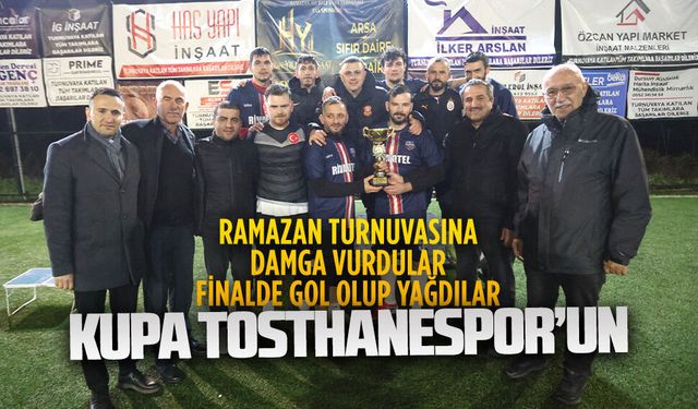 Ramazan turnuvasına damga vurdular, finalde gol olup yağdılar