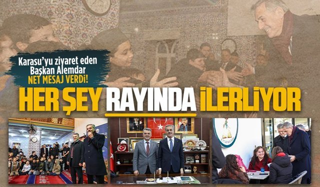 Yusuf Alemdar, Ramazan programları kapsamında Karasu’yu ziyaret etti
