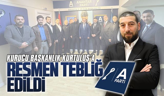 Anahtar Parti Karasu’da kurucu başkan Eser Kurtuluş