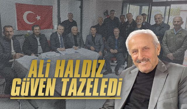 Hürriyet Tarım Kredi Kooperatifi’nde Ali Haldız yeniden başkan seçildi