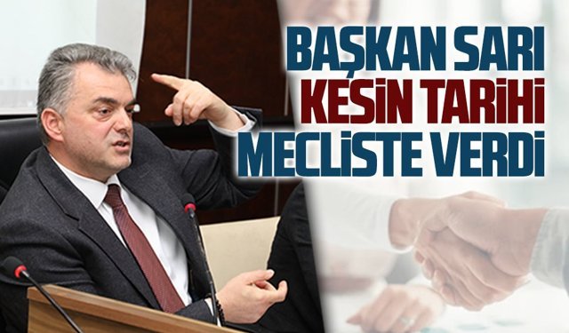 İshak Sarı, arsa takasıyla alakalı net tarih verdi
