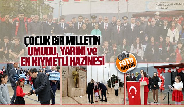 23 Nisan Ulusal Egemenlik ve Çocuk Bayramı sade bir programla kutlandı