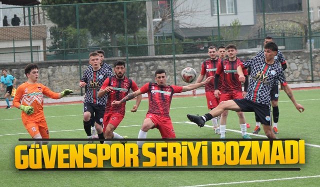 Güvenspor seriyi bozmadı