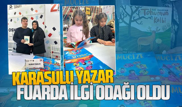 Karasulu yazar Nuray Ertaş Balcı, Serdivan’da düzenlenen kitap fuarında okurlarıyla buluştu