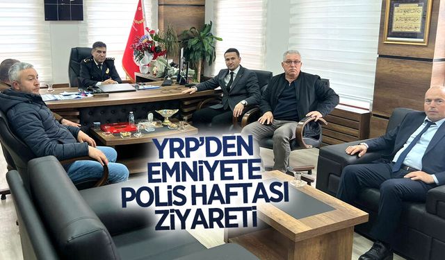 YRP’DEN emniyete Polis Haftası ziyareti