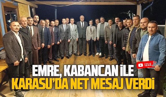 Emre, Kabancan ile Karasu’da net mesaj verdi