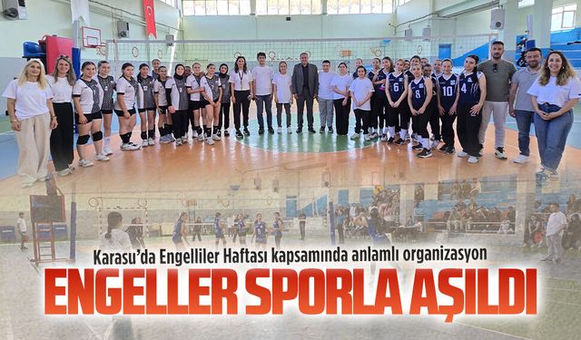 Karasu’da Engelliler Haftası kapsamında anlamlı organizasyon