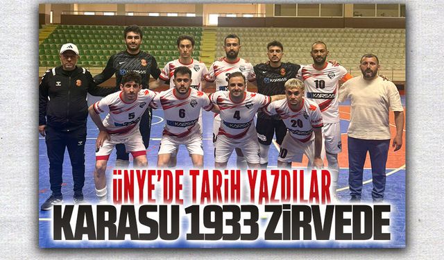 Karasu 1933 Ünye’de tarih yazdı