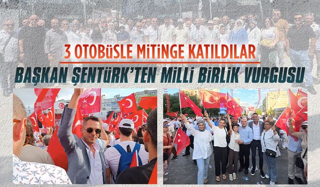 Başkan Osman Şentürk'ten Tandoğan mitingi değerlendirmesi
