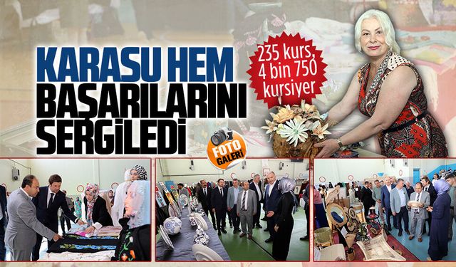 Karasu HEM’in el emeği ürünleri görücüye çıktı