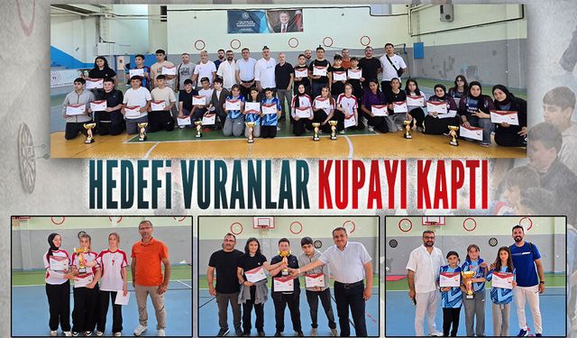 Dartta şampiyonlar ödüllerini aldı