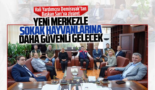 Vali Yardımcısı Demirayak’tan Başkan Sarı’ya ziyaret