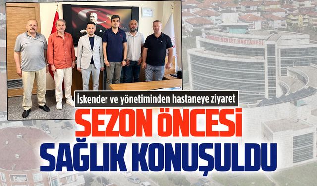 İskender ve yönetiminden Karasu Devlet Hastanesi’ne ziyaret