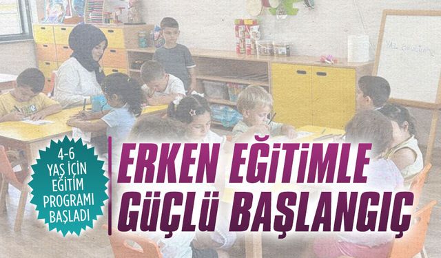 Karasu SGM’de erken çocukluk eğitim programı başladı