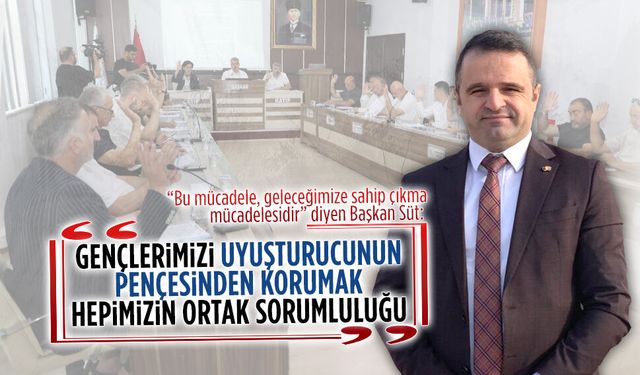 CHP İlçe Başkanı Aykut Süt’ten bağımlılıkla mücadele komisyonu açıklaması