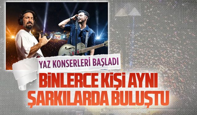 Doğukan Manço ve Buray Kabotaj Bayramı’nda Karasu'da sahne aldı