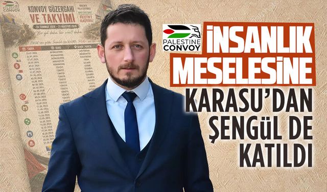 Şengül, tek Karasulu olarak insanlık meselesine katılacak