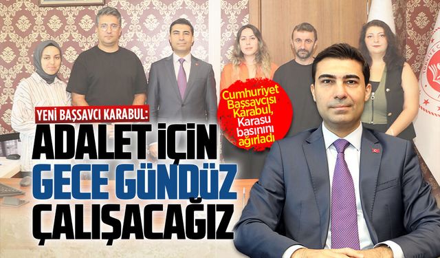 Cumhuriyet Başsavcısı Karabul, basın mensuplarıyla bir araya geldi