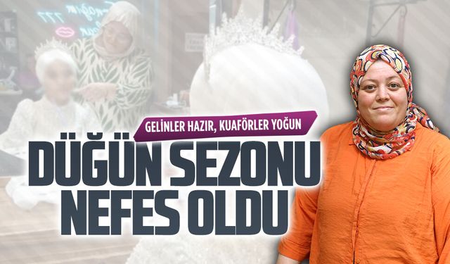 Düğün sezonu esnafa nefes oldu