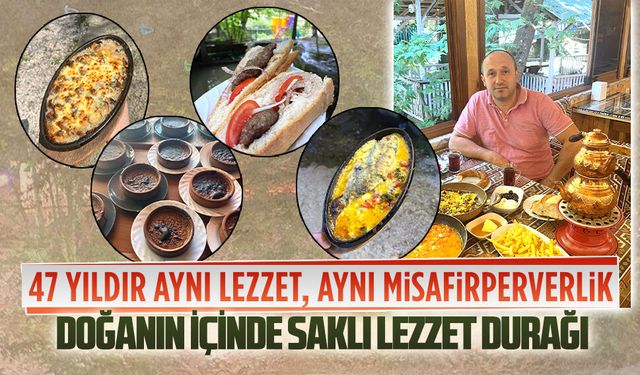 Alemdar Alabalık Tesisi 47 yıldır aynı lezzetle misafirlerini ağırlıyor