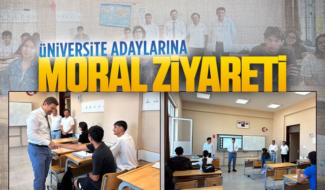 Müdür Furkan Enşici'den üniversite adaylarına ziyaret