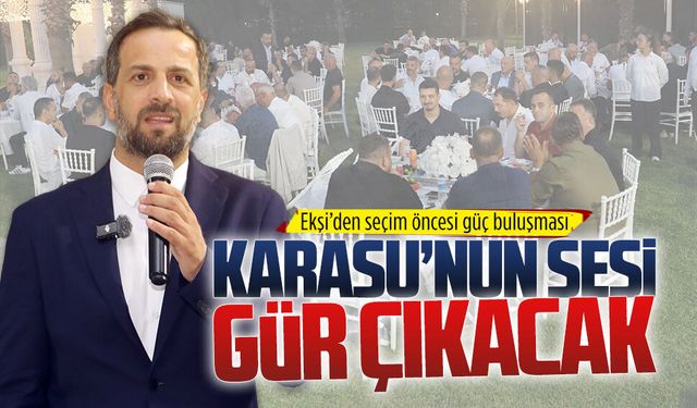 Ekşi’den seçim öncesi güç buluşması